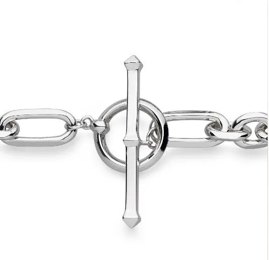 Revival Astoria Figaro Chain Link T-bar Bracelet