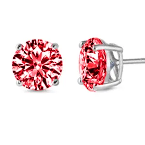 Ruby Birthstone Earrings