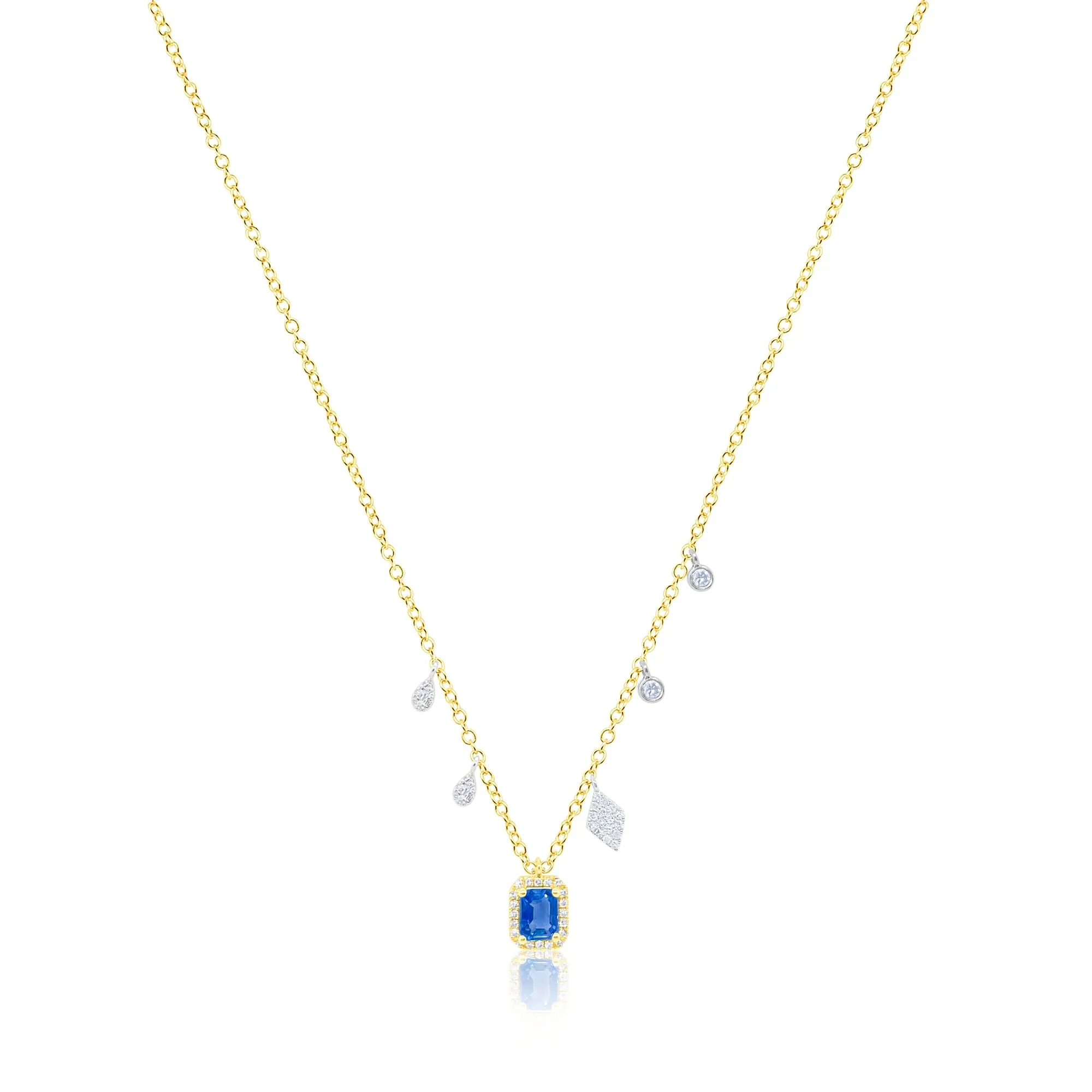 Sapphire and Diamond Necklace