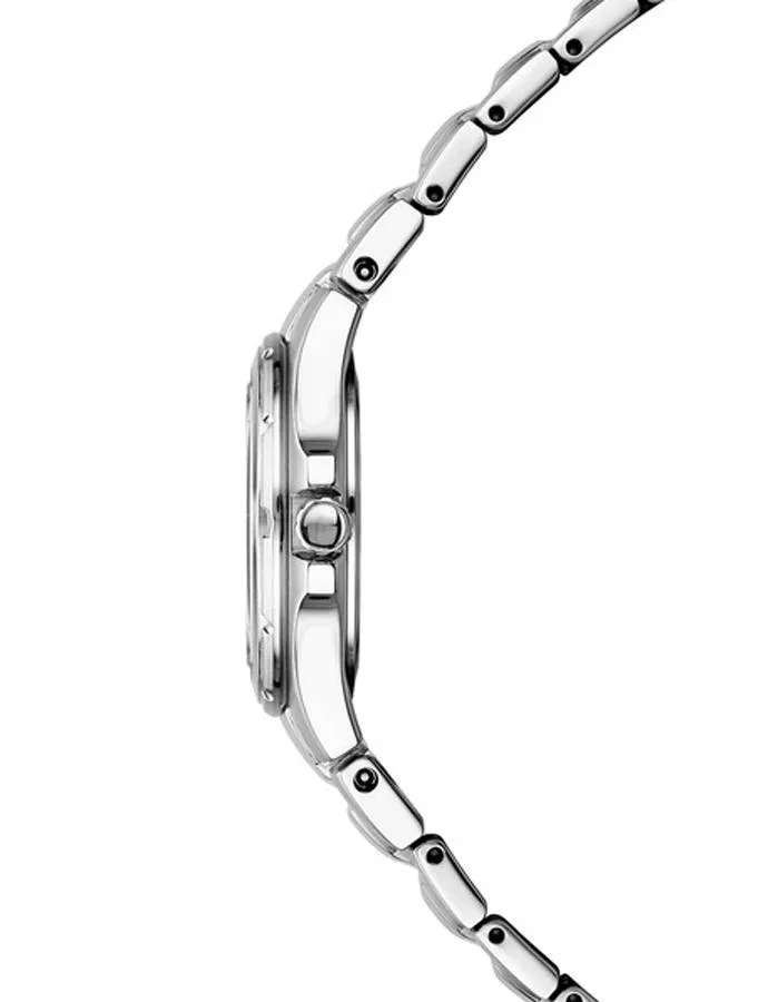 Seiko Solar Ladies 10 Diamond Coutura - Mother of Pearl Dial - Stainless - Date