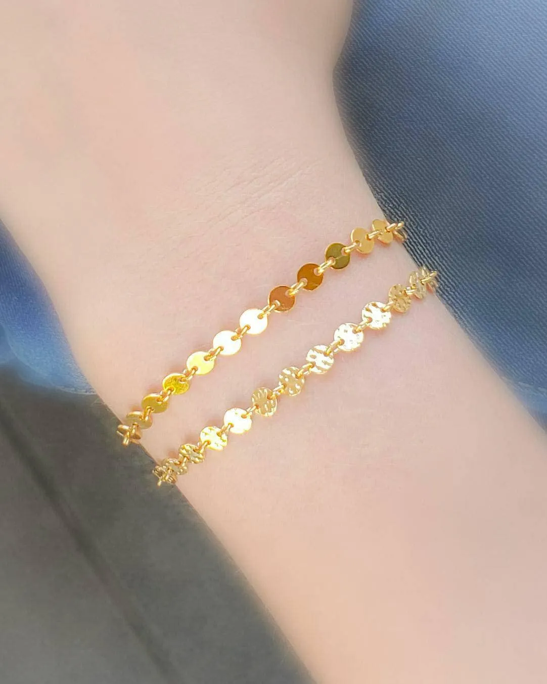 Sequin Chain Bracelet