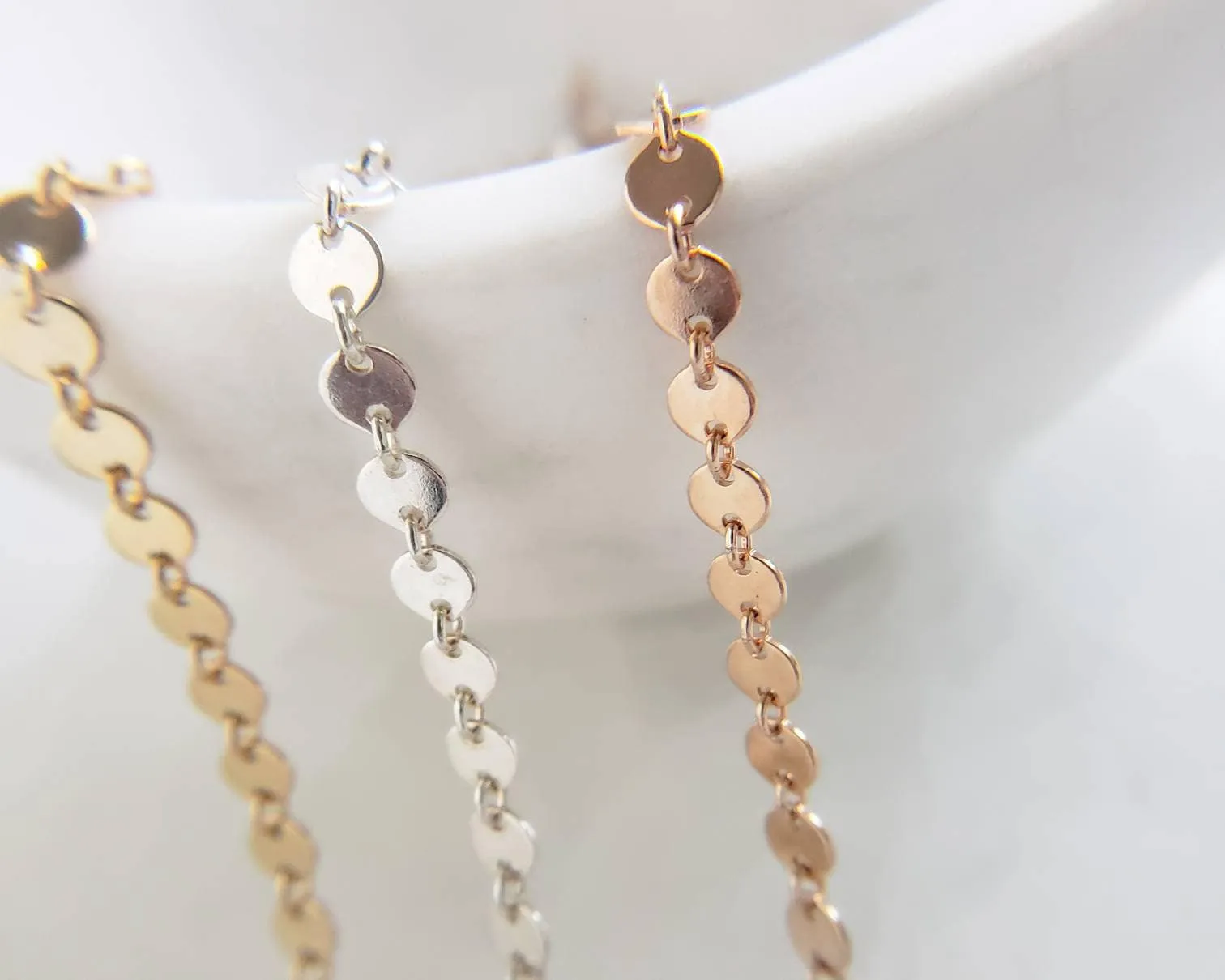 Sequin Chain Bracelet