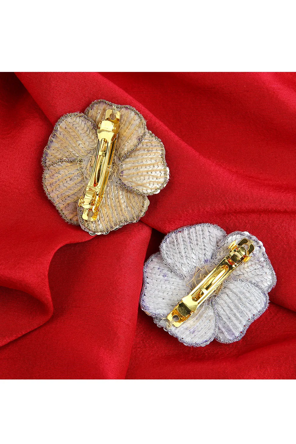 Sequins Carnation Hair Clip