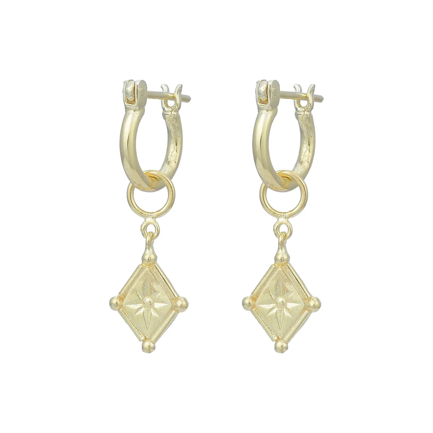 Sienna Gold Hoop Earrings