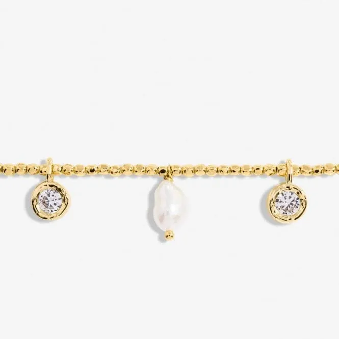 Solaria Baroque Pearl Gold Plated 17.5cm Bracelet 7159