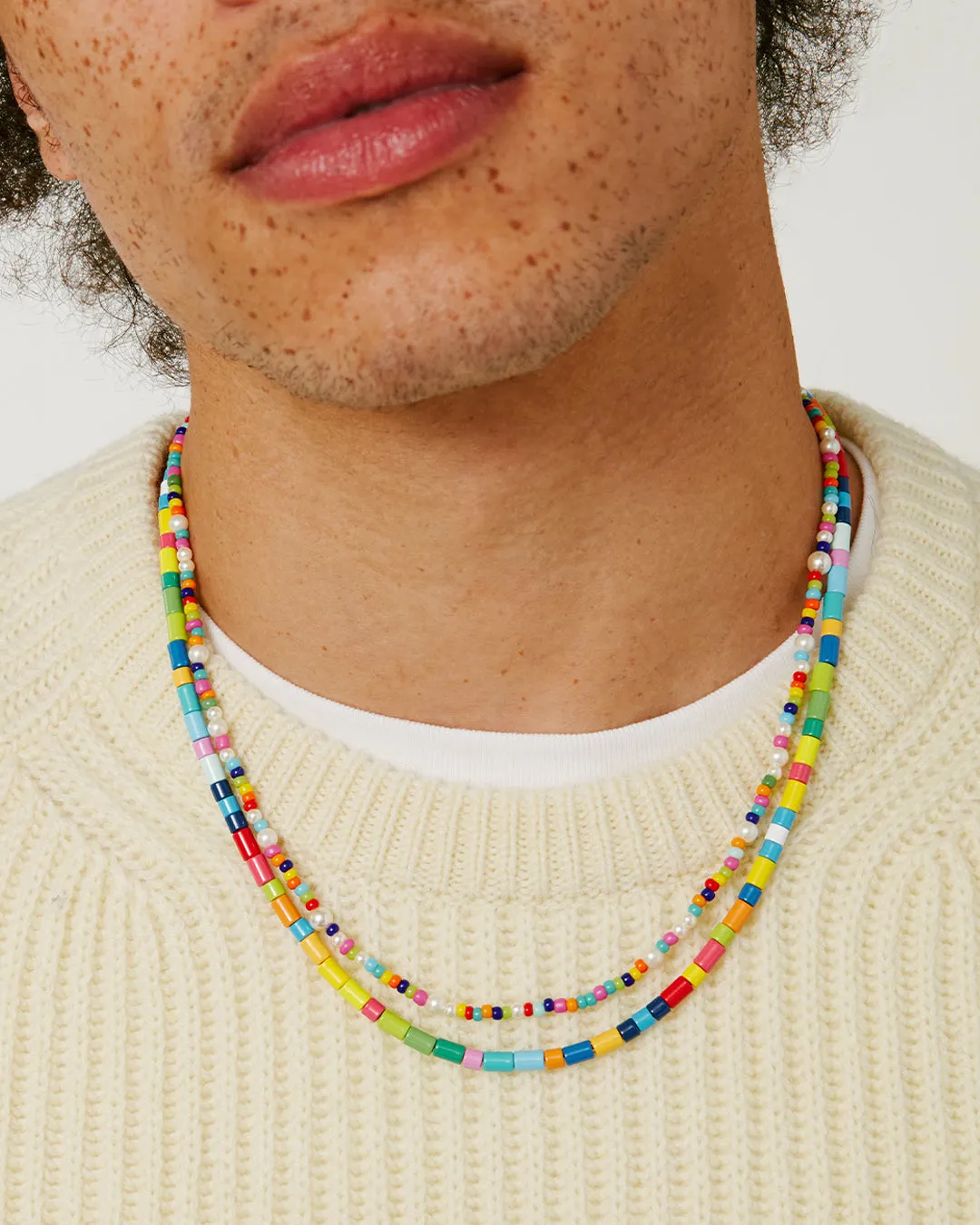 Starburst Men's U-Tube Necklace