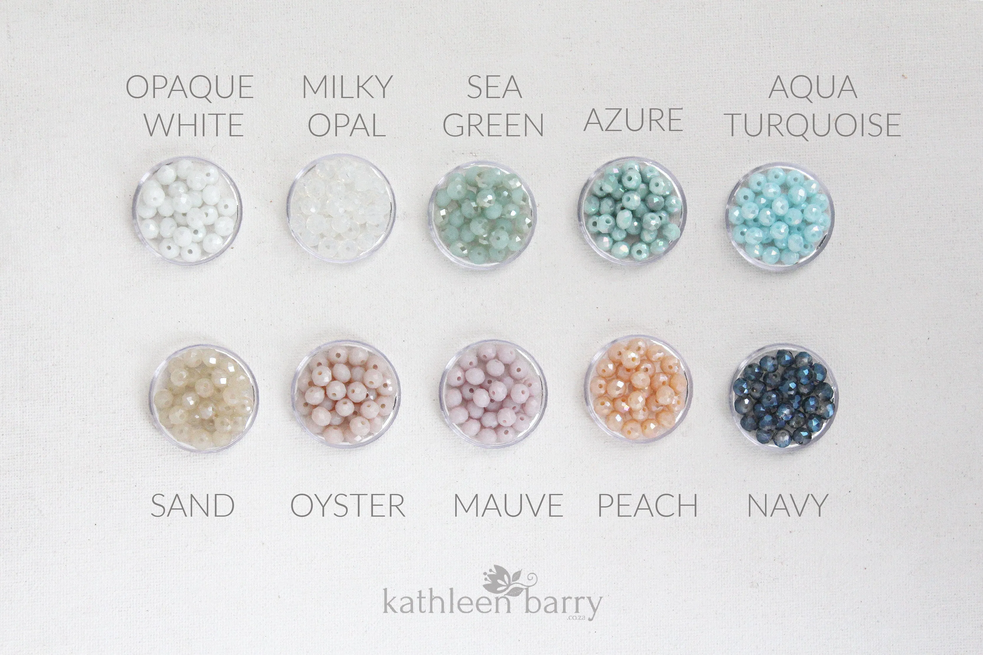 Starfish Crystal, Pearl & Rhinestone Comb - Color and finish options available