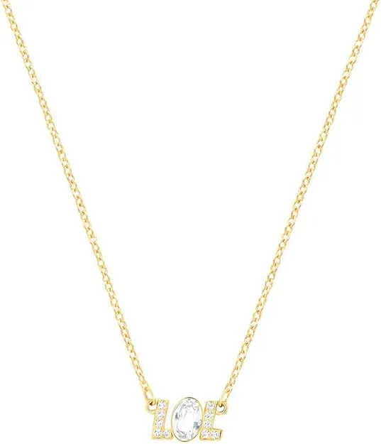 SWAROVSKI Humorist Gold-Plated Crystal Pendant Necklace Set 5351571
