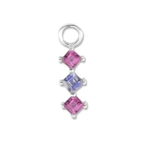 Trio Mixed Silver Charm