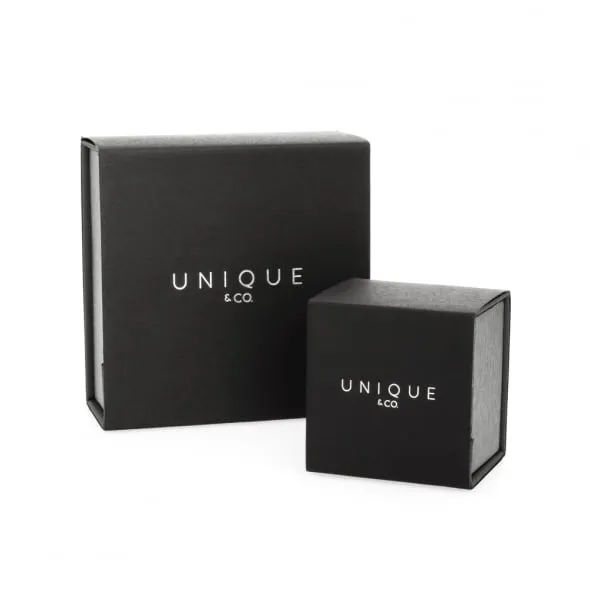 Unique & Co Black Leather Bracelet B244BL