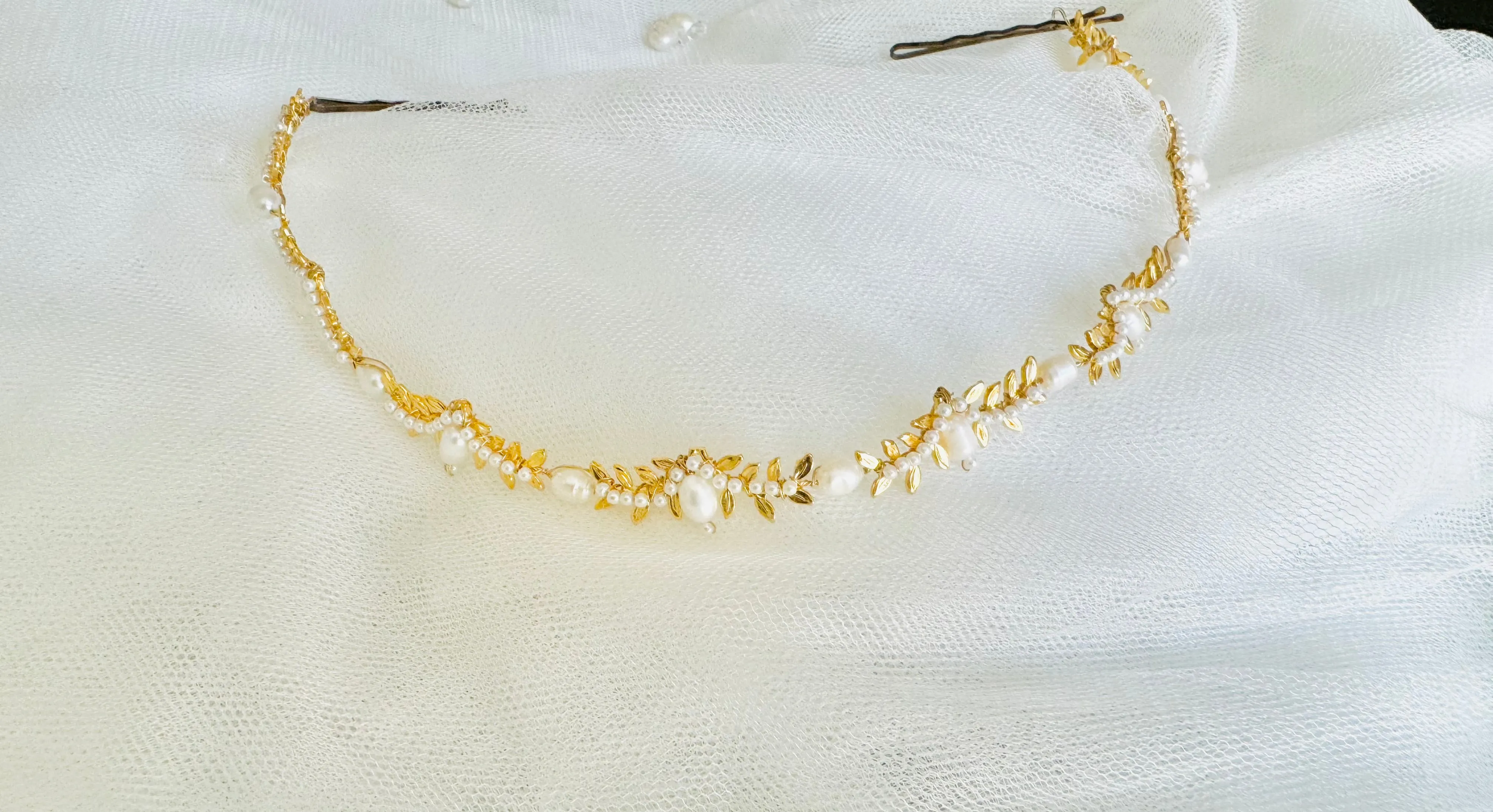 unique bridal hair vine AMIRA- 25022