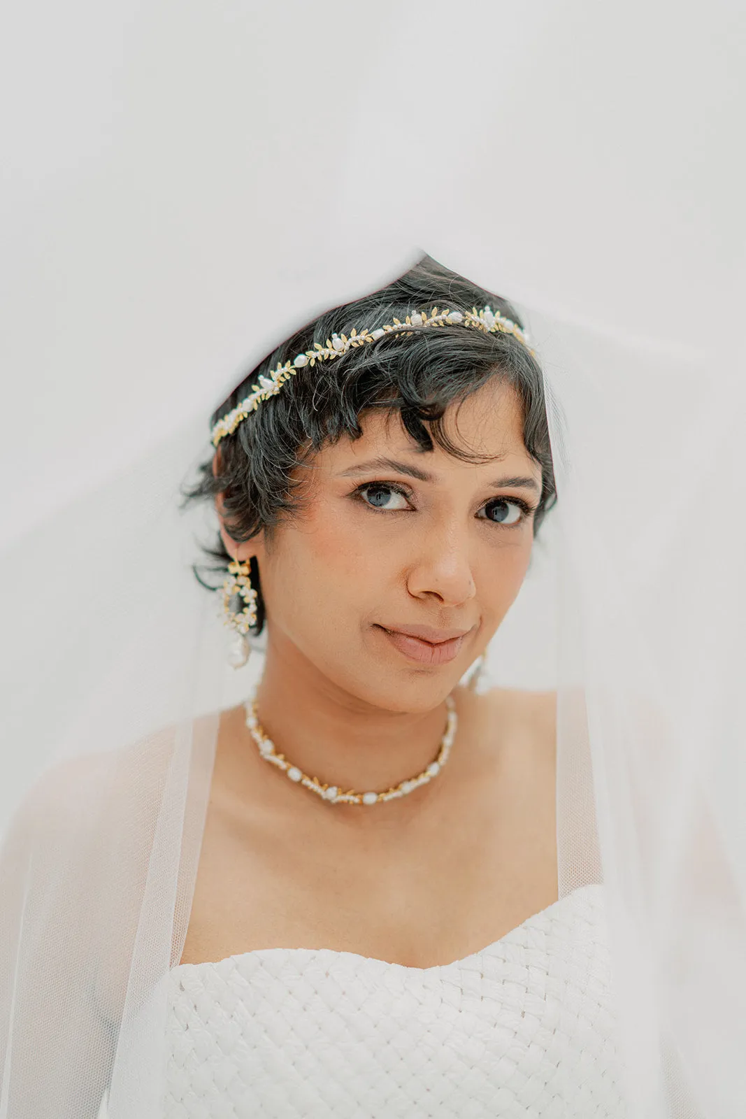 unique bridal hair vine AMIRA- 25022