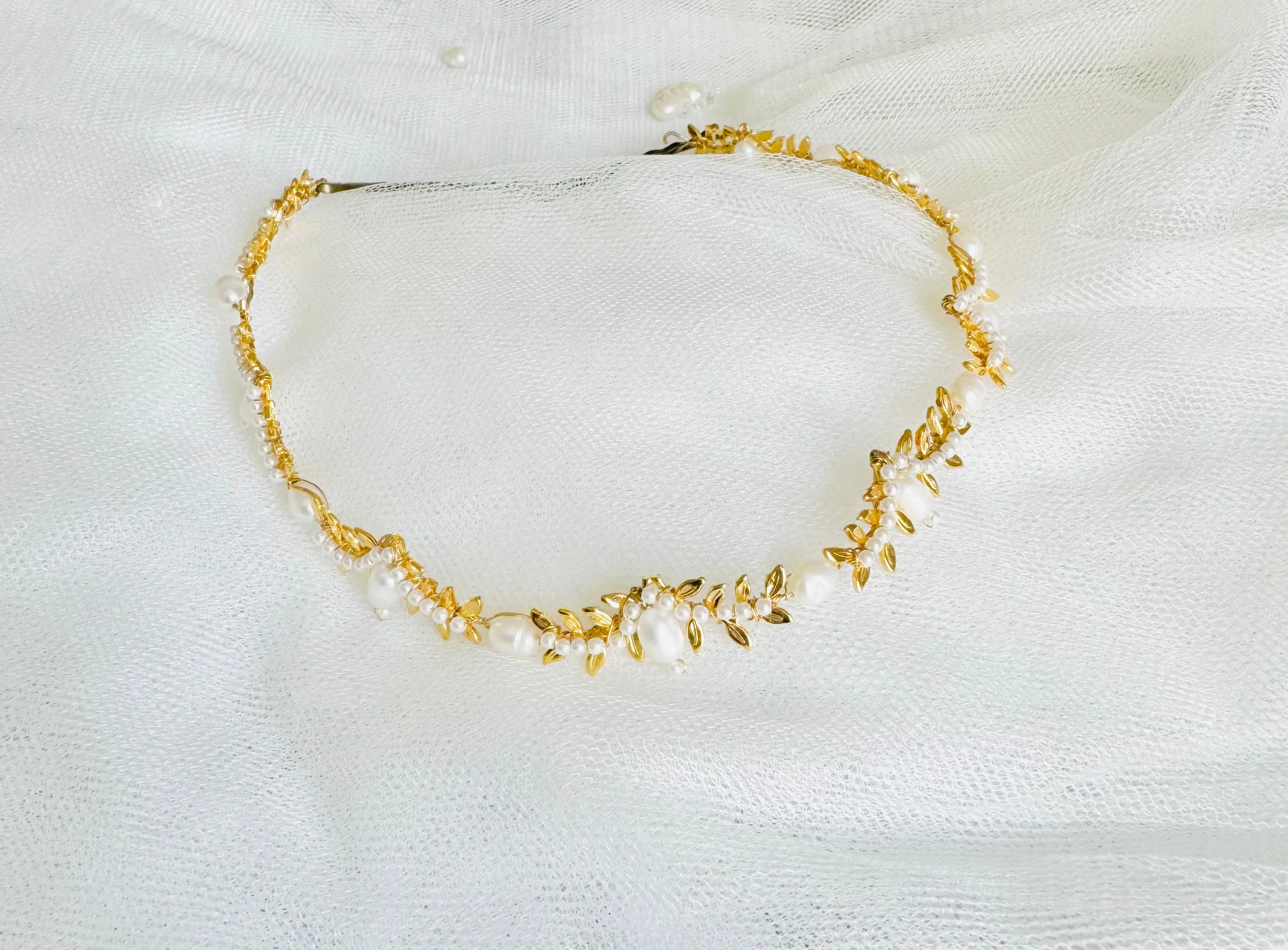 unique bridal hair vine AMIRA- 25022