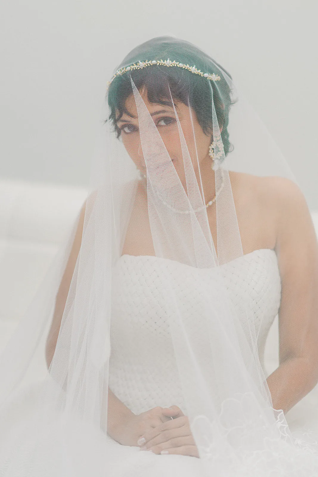 unique bridal hair vine AMIRA- 25022