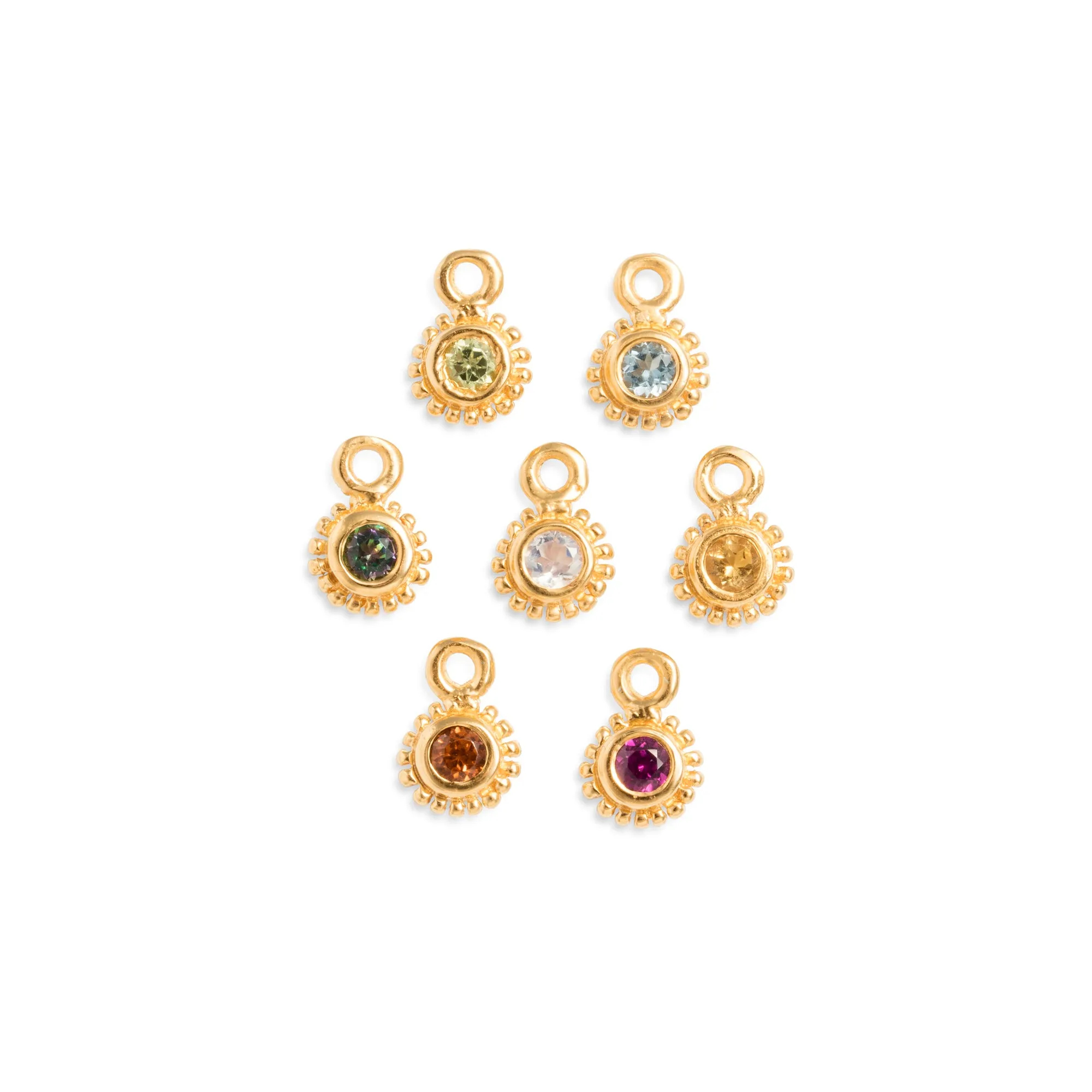 Venetian Wing & Gem Drop Earrings