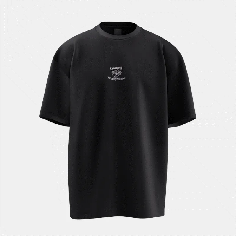 Wealthy Mindset Embroidered T-shirt