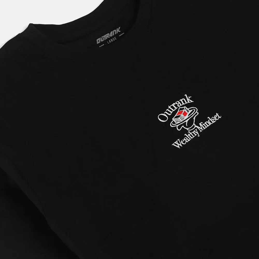 Wealthy Mindset Embroidered T-shirt