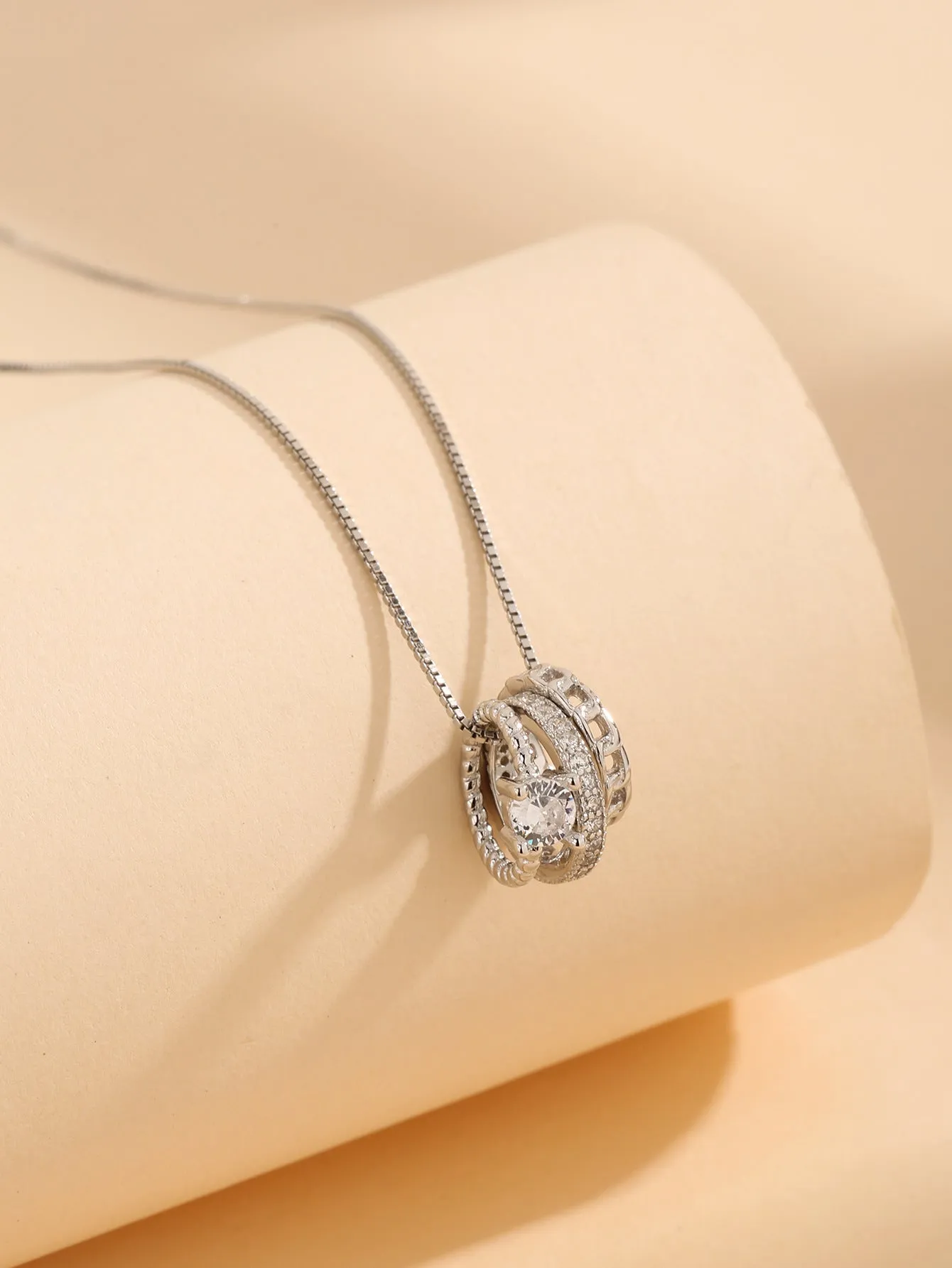 Zircon 925 Sterling Silver Necklace
